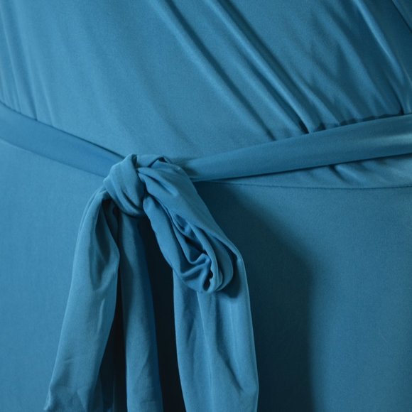 Ella Samani TEAL GREEN  Maxi Dress PLUS SIZE - Picture 7 of 13